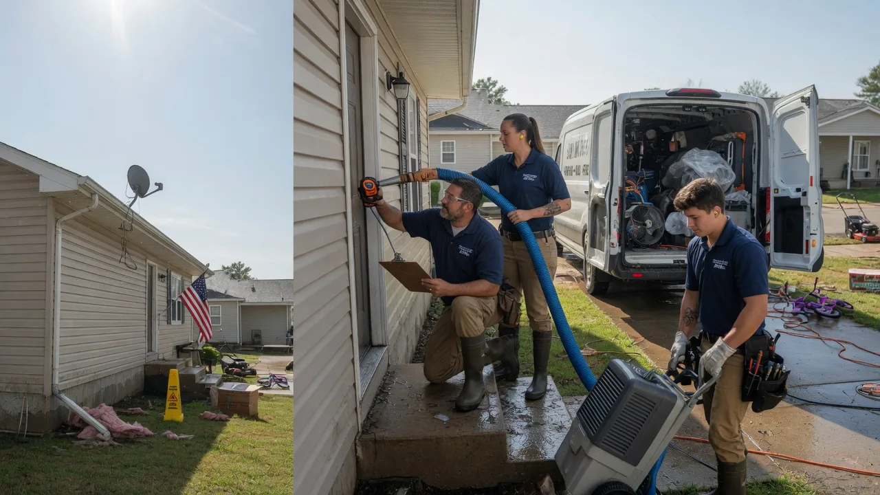 Ceiling Water Damage Restoration in Caledonia, WI near me